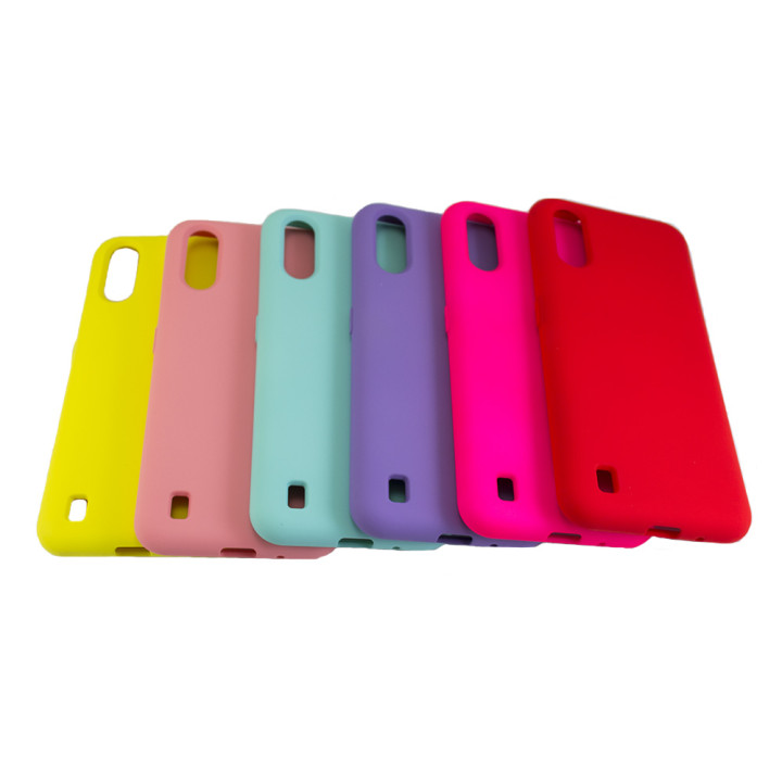 Чехол-накладка New Silicone Case для Samsung Galaxy A01