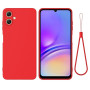 Чехол - накладка Silicone Cover Full для Samsung Galaxy A06 красный