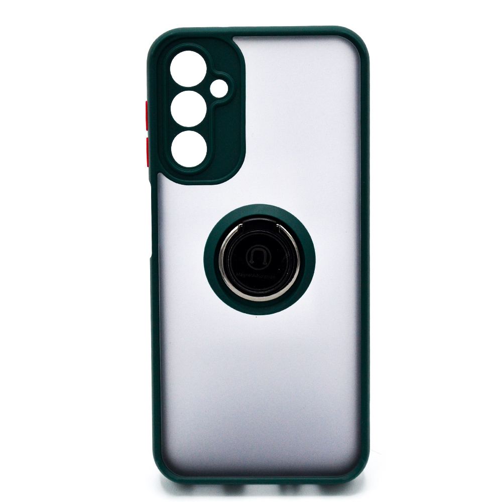 Чехол-накладка TPU Color Matte Ring для Samsung Galaxy A14 / A14 5G зелёный