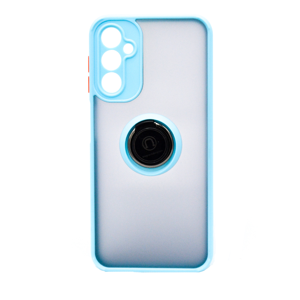 Чехол-накладка TPU Color Matte Ring для Samsung Galaxy A14 / A14 5G голубой
