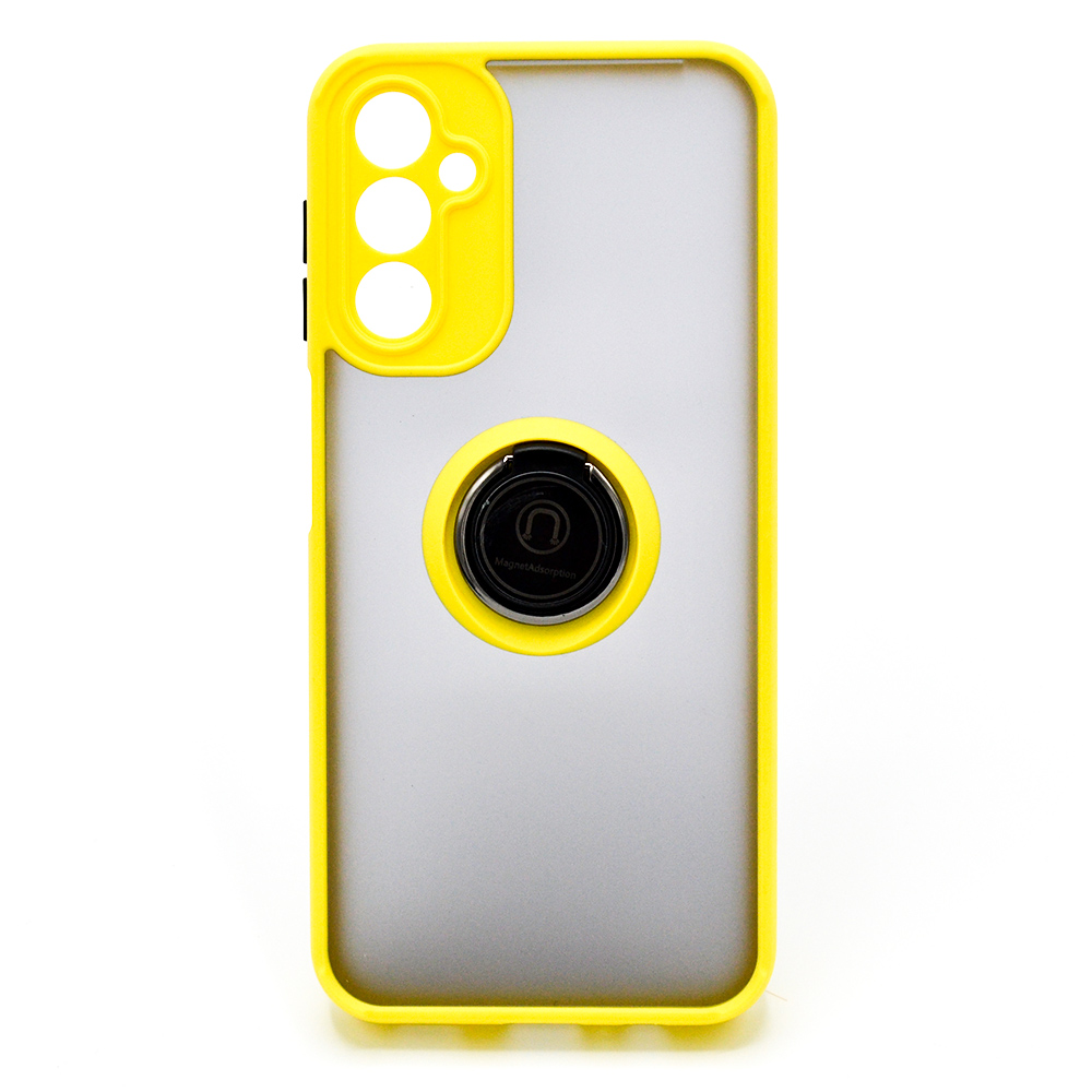Чехол-накладка TPU Color Matte Ring для Samsung Galaxy A14 / A14 5G желтый