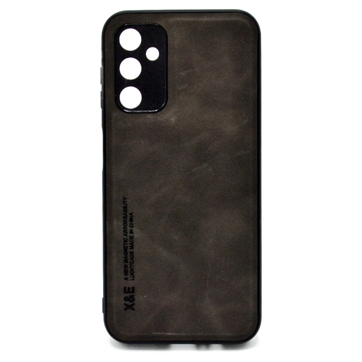 Кожаный чехол - накладка X&E с металлической вставкой для Samsung Galaxy A14 / A14 5G