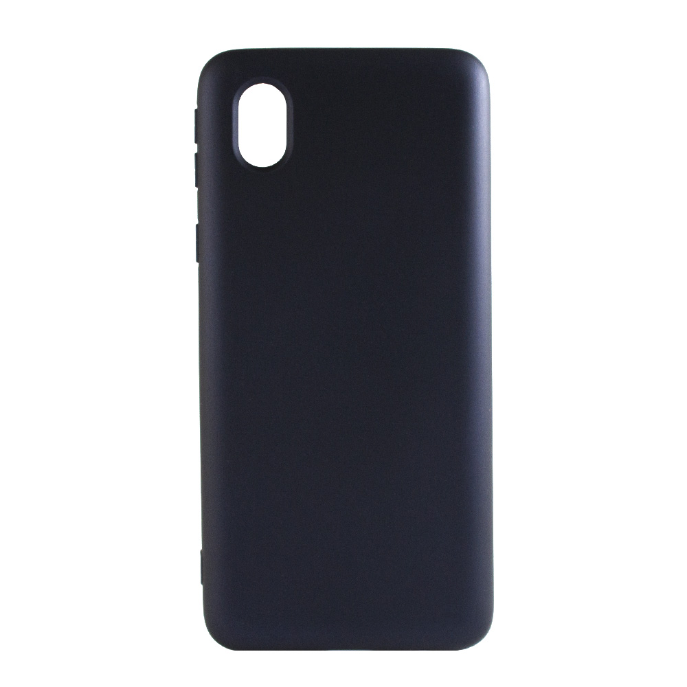 Чехол-накладка New Silicone Case для Samsung Galaxy A01 Core графитовый