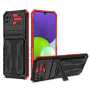 Чехол-накладка Armor Case with Card Slot для Samsung Galaxy A22 5G синий