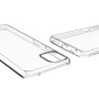 Прозрачный силиконовый чехол накладка Oucase для Samsung Galaxy A22 5G, Transparent
