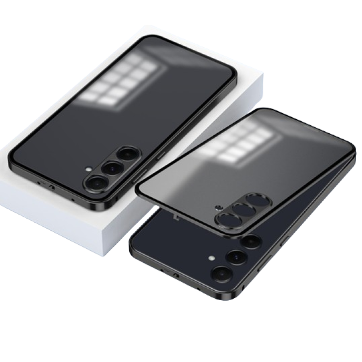 Противоударный чехол накладка Metal Glass для Samsung Galaxy A35​