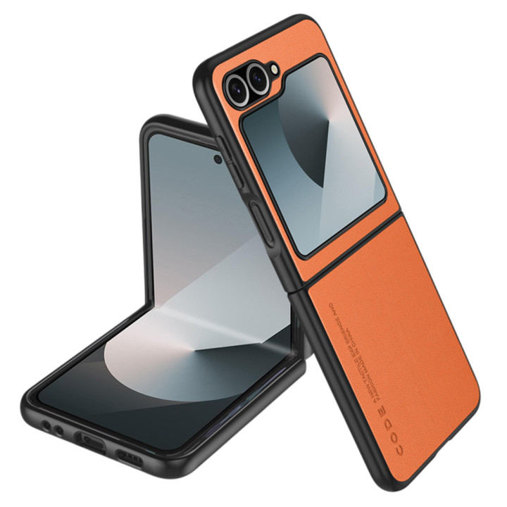 Чехол CODE Tactile Experience для Samsung Galaxy Flip6 / Flip7 FE с защитой на камеру