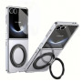 Чехол - накладка JM ice для Samsung Galaxy Flip7  с кольцом и поддержкой беспроводной зарядки