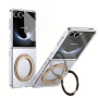 Чехол - накладка JM ice для Samsung Galaxy Flip7  с кольцом и поддержкой беспроводной зарядки
