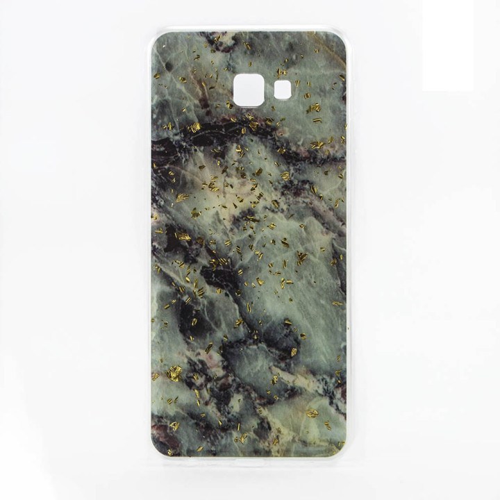 Мраморный силиконовый чехол накладка Marble для Samsung Galaxy J4 Plus 2018