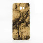 Мраморный силиконовый чехол накладка Marble для Samsung Galaxy J4 Plus 2018