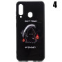 Чехол Glass Case Don't touch my phone для Samsung Galaxy M40 / A60 4