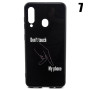 Чехол Glass Case Don't touch my phone для Samsung Galaxy M40 / A60 7