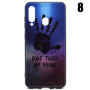 Чехол Glass Case Don't touch my phone для Samsung Galaxy M40 / A60 8