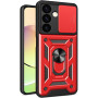 Чехол-накладка Armor Guard Shield для Samsung Galaxy S24 FE red