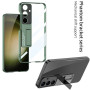 Чехол-накладка GKK Glass Stand для Samsung Galaxy S24 Plus бордовый