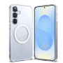Чехол - накладка Omeve Glass Ring для Samsung Galaxy S25 прозрачный