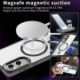 Чехол Ice Color Frame Magnetic Ring для Samsung Galaxy S25 Edge с поддержкой беспроводной зарядки