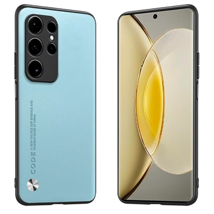 Кожаный чехол - накладка CODE Tactile Experience для Samsung Galaxy S25 Ultra