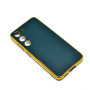 Чехол GKK Leather Soft Shell для Samsung S23 зеленый