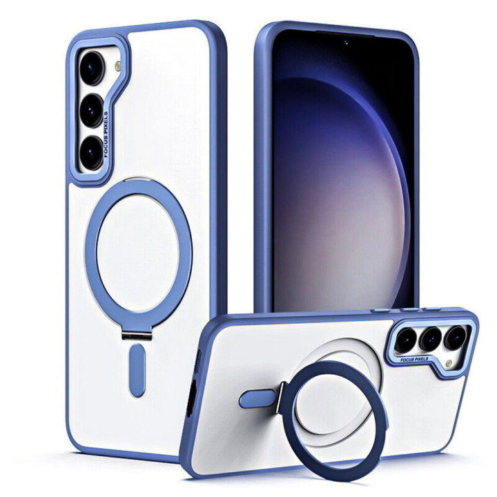 Чехол - накладка Magsafe Magnetic Ring для Samsung Galaxy S24 с магнитным кольцом