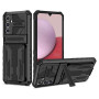 Чехол - накладка Armor Case with Card Slot для Samsung Galaxy S24 Plus чёрный
