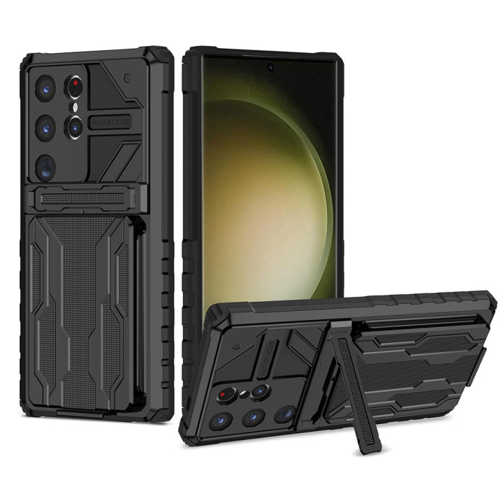 Чехол - накладка Armor Case with Card Slot для Samsung Galaxy S24 Ultra