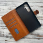 Чехол - книжка N.BEKUS Leather PU для Samsung Galaxy S25 FE черный