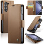 Чехол книжка CaseMe Leather Magnet Case для Samsung Galaxy Fold5 коричневый