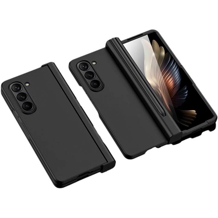 Чехол-накладка Omeve Shockproof Pen Holder для Samsung Galaxy Fold5 из защитным стеклом