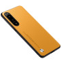 Чехол CODE Tactile Experience для Sony Xperia 1 IV с защитой на камеру жёлтый