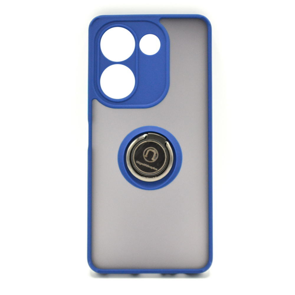Чехол накладка TPU Color Matte Ring для Tecno Camon 20 / Camon 20 Pro синий