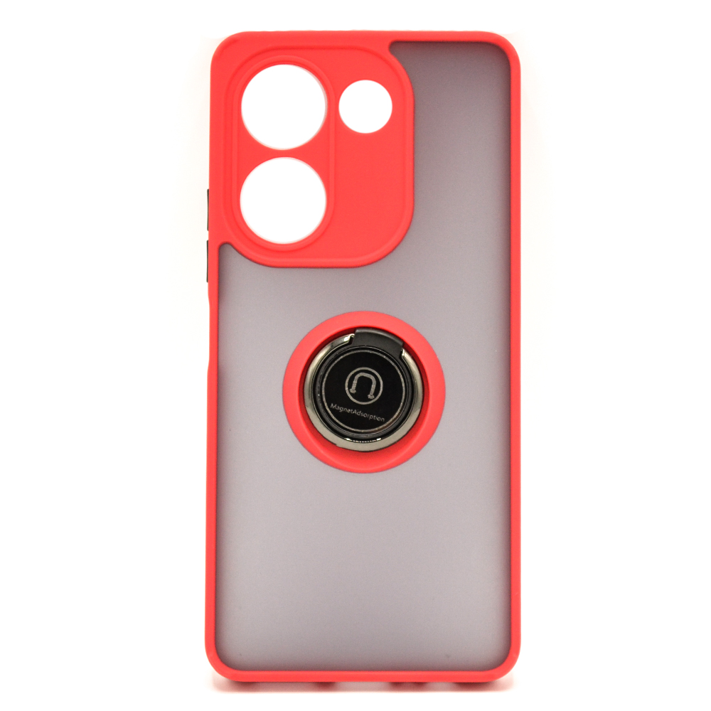 Чехол накладка TPU Color Matte Ring для Tecno Camon 20 / Camon 20 Pro красный