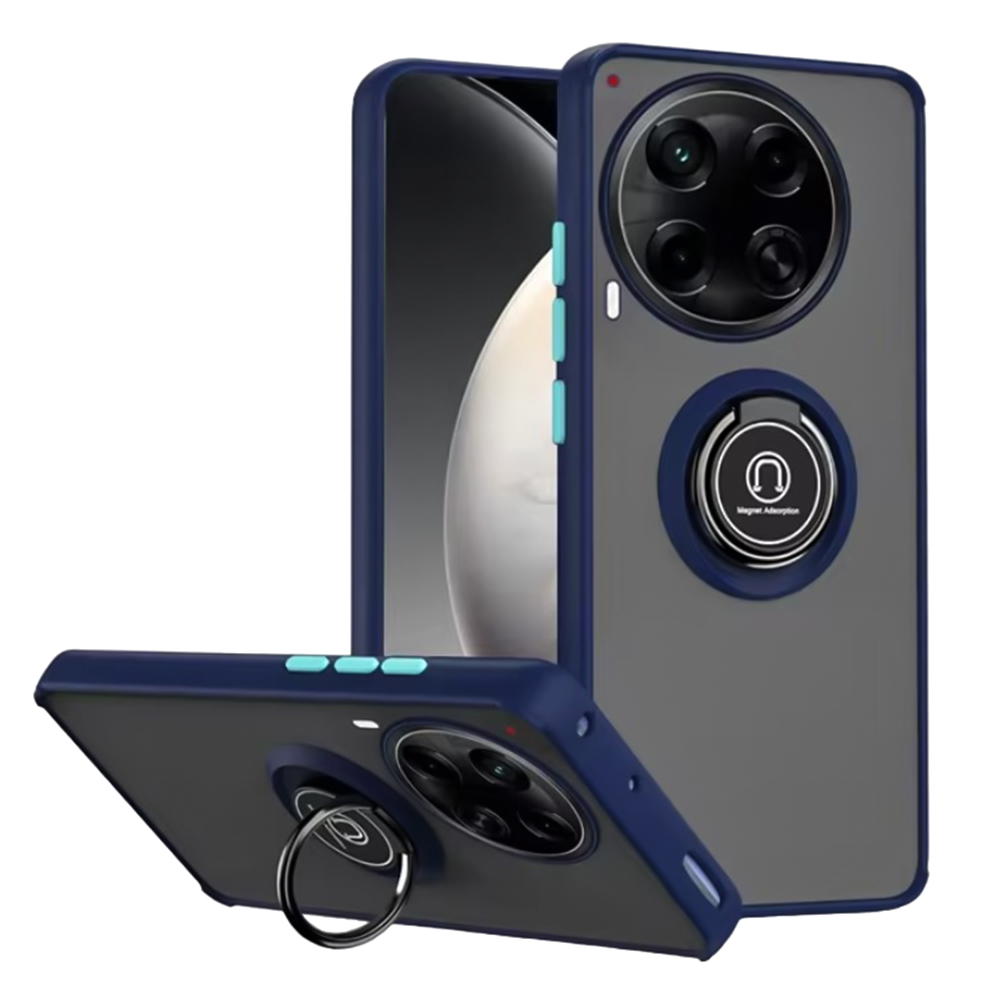 Чехол - накладка TPU Color Matte Ring для Tecno Camon 30 4G / Camon 30 5G синий