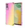 Чехол TPU Colorful для Tecno Pova 4 розово-желтый