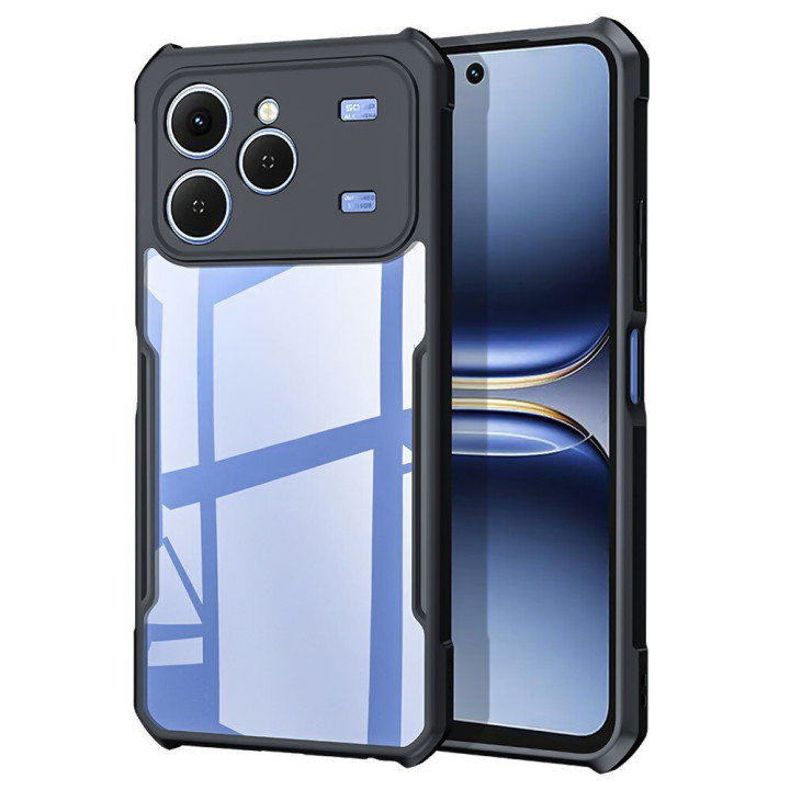 Противоударный чехол XUNDD для Tecno Spark 40 с защитой на камеру, Black