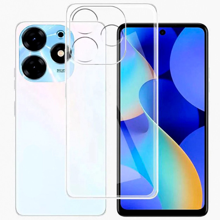 Прозрачный силиконовый чехол для Tecno Spark Go 2024​
