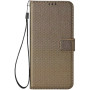 Чехол -  книжка Fabric Texture для Tecno Spark 30C коричневый