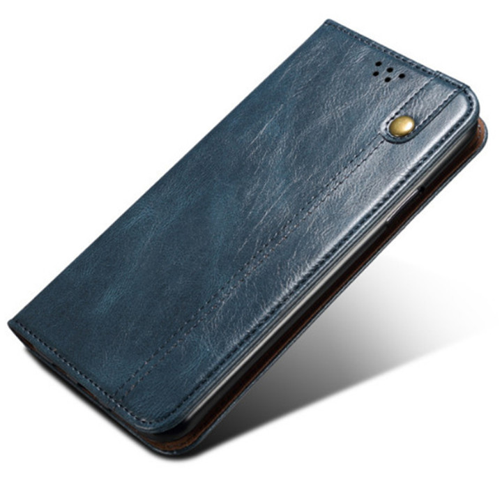 Кожаный чехол книжка Epik Rivet New для Apple iPhone 13