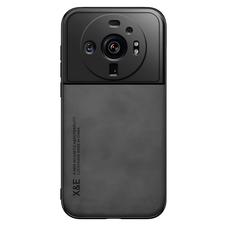 Кожаный чехол - накладка X&E для Xiaomi 12S Ultra с металлической вставкой