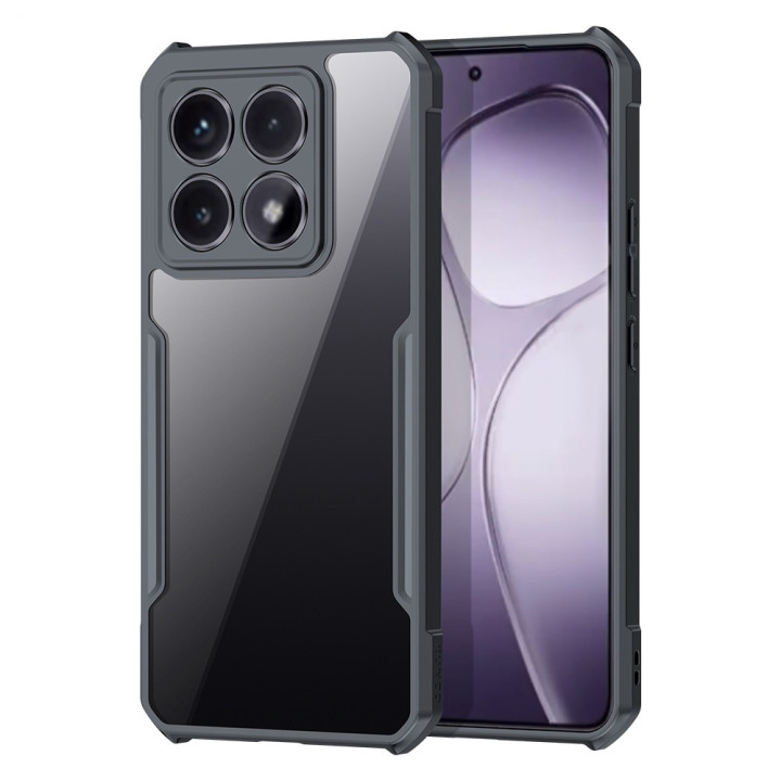 Противоударный чехол XUNDD для Xiaomi 15T с защитой на камеру, Black