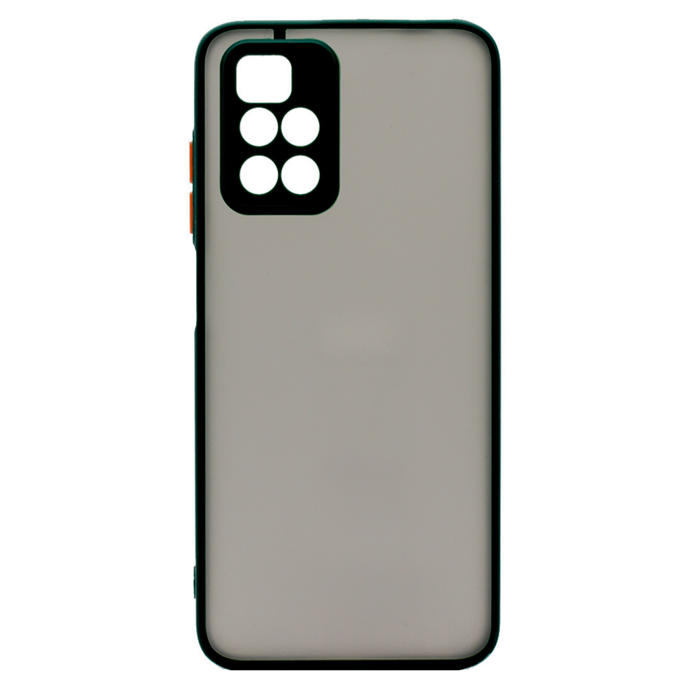 Чехол-накладка TPU Color Matte Case для Xiaomi Redmi 10  темно-зеленый