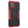 Бронированный чехол Armored Case для Xiaomi Mi 11 Lite красный