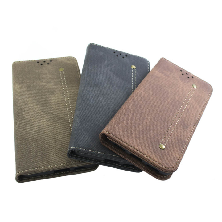 Кожаный чехол-книжка C-KU Stitched для Xiaomi Mi 10 Ultra