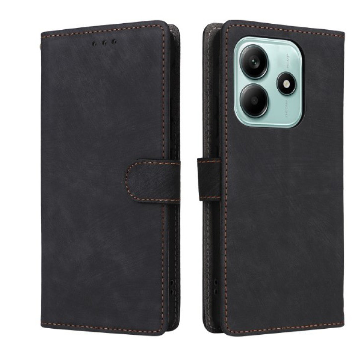 Чехол книжка Velvet Leather Case для Xiaomi Redmi Note 14 4G