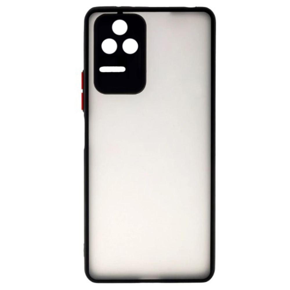 Чехол-накладка TPU Color Matte Case для Xiaomi Redmi K50 / K50 Pro чёрный