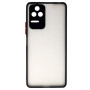 Чехол-накладка TPU Color Matte Case для Xiaomi Redmi K50 / K50 Pro чёрный