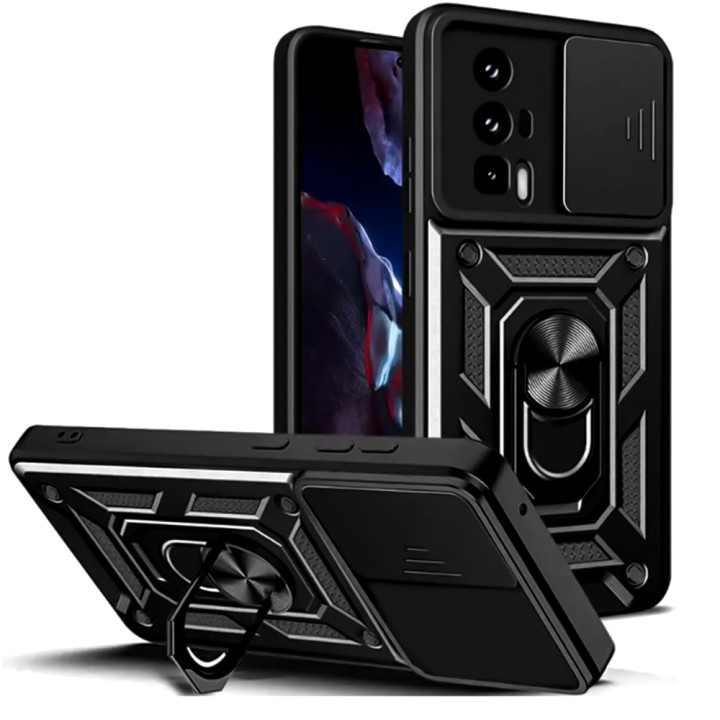 Чехол накладка Ricco Camera Sliding для Xiaomi Poco F5 Pro / Redmi K60