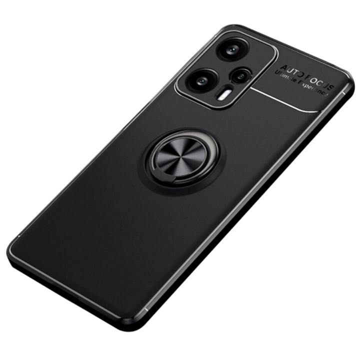 Чехол Auto Focus C-KU 360 Rotating Ring для Xiaomi Poco F5 / Redmi Note 12 Turbo