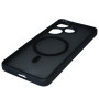 Матовый чехол - накладка Magsafe TPU+PC для Xiaomi Poco F6 / Redmi Turbo 3 черный